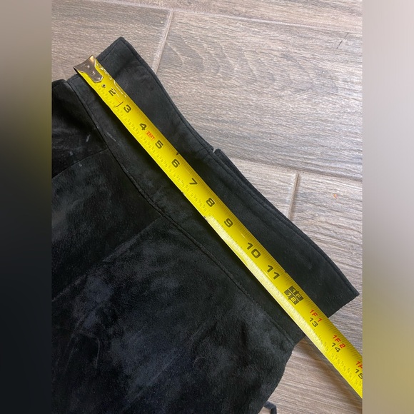 Patricia Wolf Western Black Suede Bottom Flair Tassel on the Hips Size 6 🖤🐎 - Picture 8 of 8